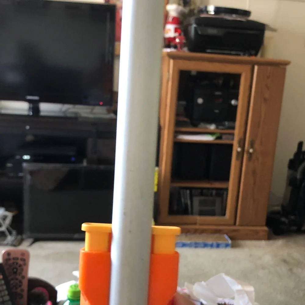Orange Handheld Floor Squeegee